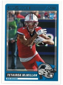 2025 Score Football Rookie, #17 Tetairoa McMillan - Carolina Panthers - Picture 1 of 2