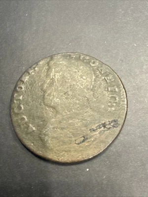 1787 US CONNECTICUT Cent Cooper Coin "Draped Bust Left" - Image 1 of 4