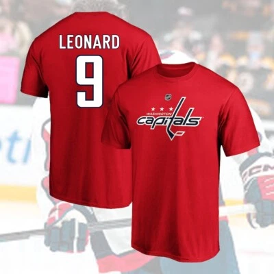 VENTA 30% - Ryan Leonard #9 Washington Capitals nombre y número regalo para fans Foto 1 de 3