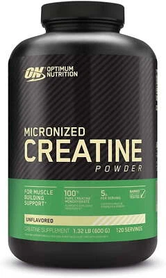 Creatina em pó micronizada Optimum Nutrition, 120 porções - Imagem 1 de 4