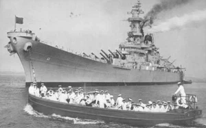 USS Missouri BB-63 US Navy Schlachtschiff Zweiter Weltkrieg Golfkrieg unverpostet Postkarte - Bild 1 von 1