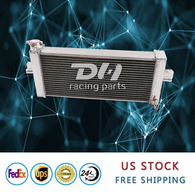 Intercooler de aluminio universal intercambiador de calor líquido aire-agua 24"WX9"H Foto 1 de 4