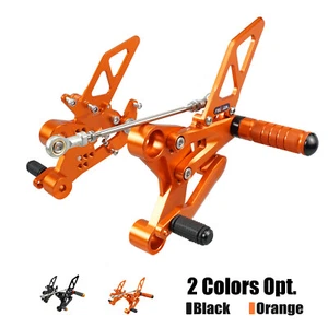 NICECNC Racing Rearsets Foot Pegs Footrests For KTM 790 Duke 890 Duke 20-23 - Picture 1 of 12