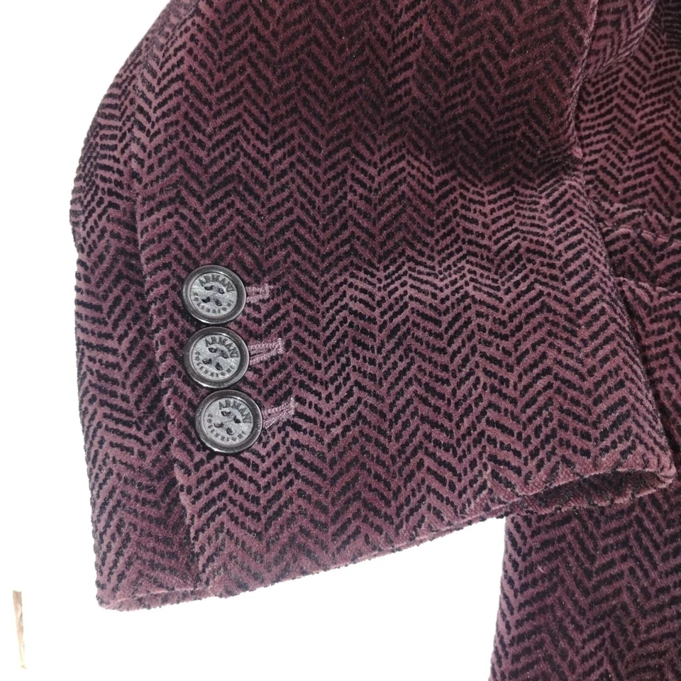 Blazer de cóctel reciente Armani Collezioni para hombre chaqueta de dos botones de algodón talla 40 Foto 1 de 4