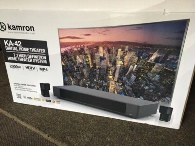 Kamron  Audio KA-42 Digital Home Theater System 7.1 High Definition 2000 WATT - Image 1 of 2