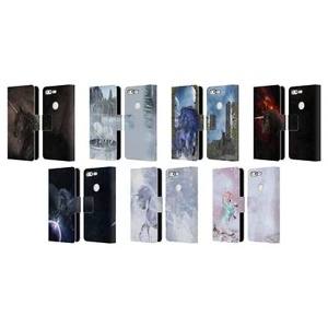 OFFICIAL SIMONE GATTERWE UNICORN LEATHER BOOK WALLET CASE FOR GOOGLE PHONES - Picture 1 of 13