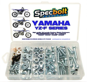 120 piezas Kit de pernos Yamaha YZF450 YZF250 YZF400 YZ 250F 400F 426F 450F Guardabarros motor - Imagen 1 de 6