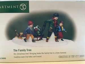 Department 56 Heritage Village Collection Figures "The Family Tree" #58895 - Picture 1 of 7