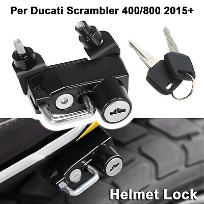 Lucchetti Per Caschi Per Ducati Scrambler 400 800 Icon Full Throttle Helmet Lock • 22.98€