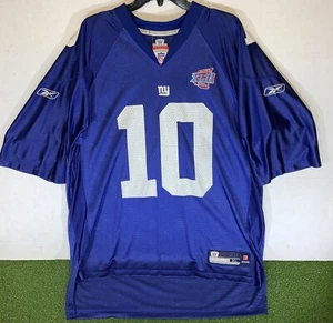 Vintage Eli Manning #10 New York Giants Reebok Super Bowl XLII Jersey Sz XL - Picture 1 of 23