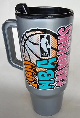 San Antonio Spurs 1999 NBA Champions 18oz Coffee Tumbler / Mug - New - Image 1 of 4