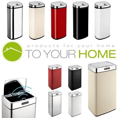 Automatic Kitchen Waste Bin Home Office Sensor Touchless Various Sizes & Colours - Image 1 of 4