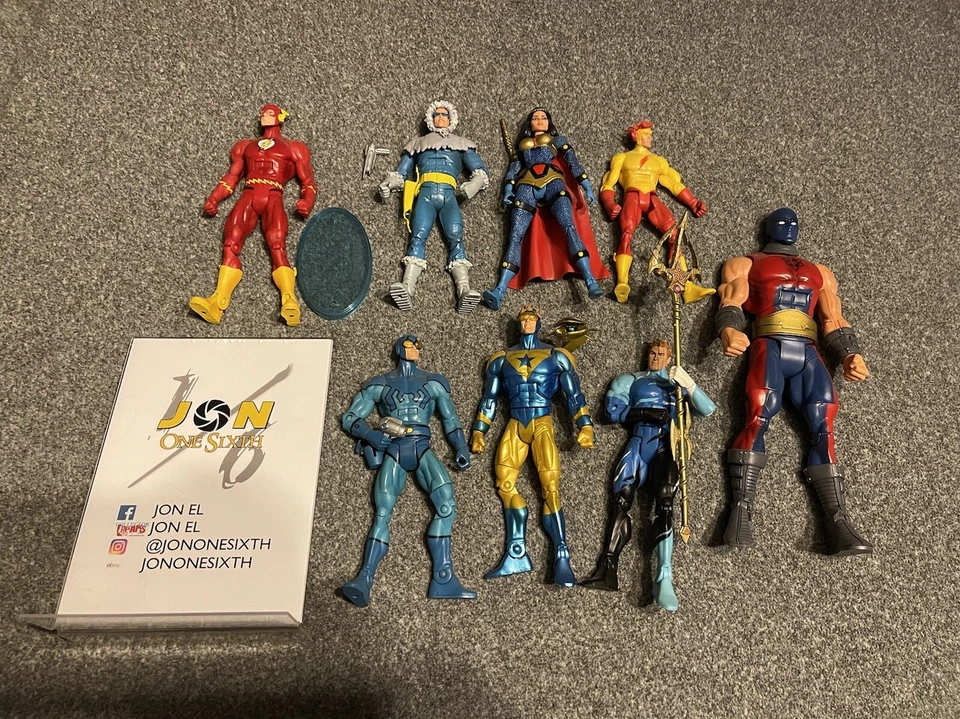 Atom Smasher BAF Wave Blue Beetle Booster Gold Flash DC Universe Classics DCUC Foto 1 de 1