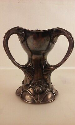 Antique Middletown Silver Co Silverplate Trophy Style Loving Cup Vase Ct Us • 258.51$