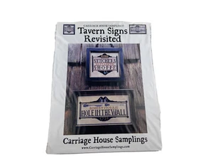 Carriage house sampling tavern signs revisited cross stitch pattern - Picture 1 of 4