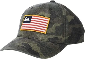 NEW Quiksilver Mens Grounded America Hat Baseball Cap Brand New With Tags - Picture 1 of 9