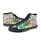 Rick And Morty Custom High Tops Sneakers Canvas Men Shoes