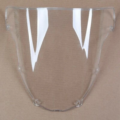 Прозрачный двойной пузырь лобовое стекло ABS для Kawasaki Ninja ZX6R ZX6RR ZX636 2003-2004 - Изображение 1 из 3