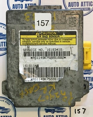 Módulo de control de bolsa 95-97 Buick LeSabre BCM 16183418 OEM Foto 1 de 2