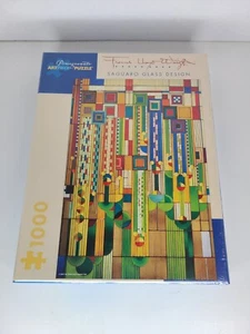 Pomegranate Art Piece Puzzle 1000 Piece Frank Lloyd Wright Saguaro Glass Design - Picture 1 of 7