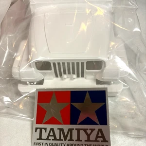 【New】Tamiya Jeep Wrangler Yj Body +sticker Tamiya RC Shop purchas - Picture 1 of 12
