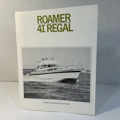 1967 Chris Craft  41' Roamer Regal Brochure Catalog “RARE” - Image 1 of 4