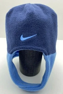 Toddler Boys Nike Blue Fleece Trapper Hat Chin Strap - Missing Mittens ~ NWT - Picture 1 of 10