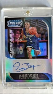 MUGGSY BOGUES 2018-19 Panini Threads Autograph Signage #41 - Picture 1 of 2