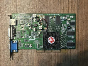 ATI Radeon 7500 64MB DDR AGP 4x Graphics Card Retro Gaming DVI VGA - Picture 1 of 6