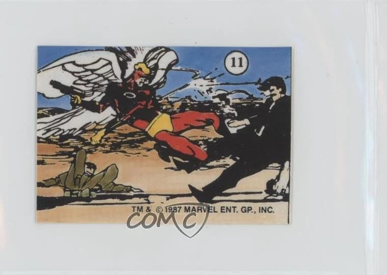 1987 Imágenes de cómic Universo Marvel Pegatinas II: Historia del ángel de los X-Men 2pv Foto 1 de 3