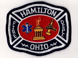 Parche del Departamento de Bomberos de Hamilton, Ohio - Imagen 1 de 1