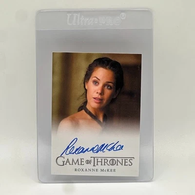 2014 Game Of Thrones Staffel 3 AUTO AUTOGRAMM ROXANNE MCKEE Als DOREAH - Bild 1 von 2