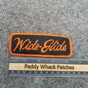 Vintage Wide Glide Patch Motorcycle Biker 70s 80s - Picture 1 of 2