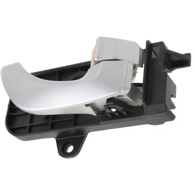 Interior Door Handle For 2006-2007 Hyundai Sonata Front Passenger Silver Plastic - Image 1 of 4