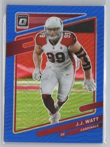 2021 Donruss Optic #180 J.J. Watt Blue SN #/179 - Picture 1 of 2