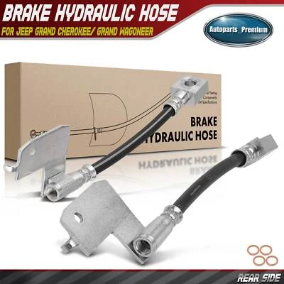 Manguera hidráulica de freno trasero 2 piezas para Jeep Grand Cherokee 93-98 Grand Wagoneer 1993 Foto 1 de 4