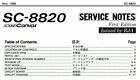 ROLAND SOUND CANVAS SC-8820 Schematic Diagram Service Notes Manual SoundCanvas