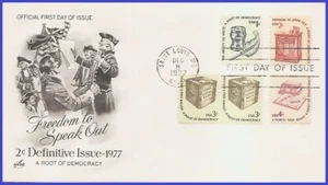 Soporte para altavoces combo4 USA5 #1582 U/A ARTCRAFT FDC - Imagen 1 de 1