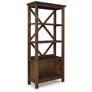 Signature Design by Ashley Casual Baldridge 75" Bookcase Rustic Brown - Picture 1 of 4