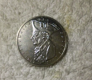 Münze 5 Deutsche Mark Friedrich der Grosse 1712-1786 1986 F - Bild 1 von 10