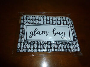 Glam Bag Zipper Case Collins Fresh & Original Clutch Cosmetic Makeup Bag New