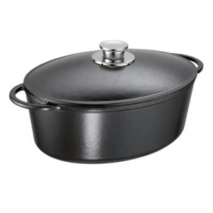 Schulte-Ufer Bräter Rustika Schmortopf Gänsebräter Gusseisen 34 cm 7 L - Bild 1 von 1