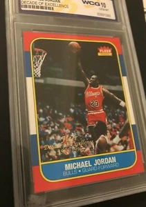 Michael Jordan Fleer Rookie Card 1996-97 Decade of Excellence #4 GEM Mint 10 - Picture 1 of 3
