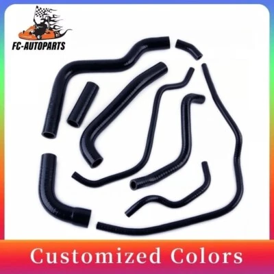 Kits de mangueras negras de radiador de silicona para Yamaha FZ6 FZ-6 2003-2011 2004 05 06 07 Foto 1 de 4