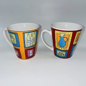 Signature Coffee Cup by Ursula Dodge Coffee Tea Mug Stoneware Mug Set of 2 - Picture 1 of 7