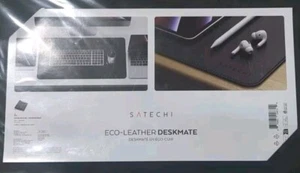 Satechi Eco-leather Deskmat Black 584.2 X 309.88mm 23 X 12.2in  - Imagen 1 de 4
