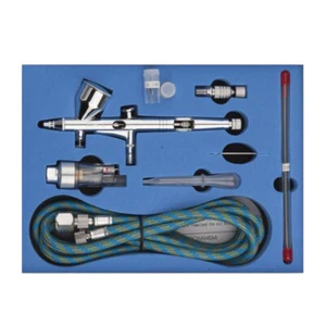 Juego de herramientas de pintura de aerógrafo 180 K para decoración kit portátil mini compresor - Imagen 1 de 12