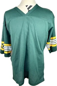 Edmonton Eskimos Men's Jersey Shirt CFL Football Green vtg Elks (XL I think) - Picture 1 of 6