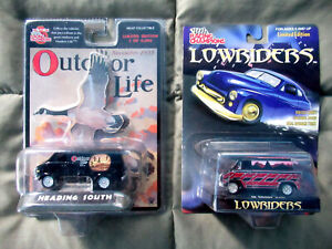 LOT of TWO Racing Champions CHEVY VANs Outdoor Life Lowriders 1999