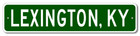 Lexington, Kentucky Metal Wall Decor City Limit Sign - Aluminum